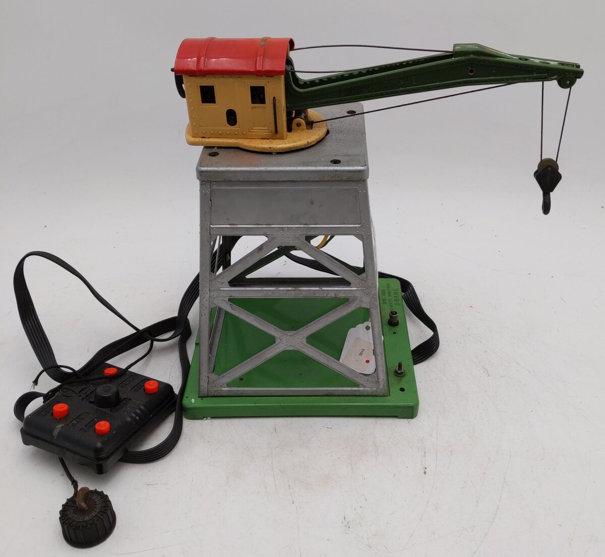 Lionel 165 Vintage O Operating Gantry Crane with Electromagnet VG