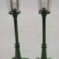 MTH 20-1026 #56 O Scale Green Street Lamp Set (Set of 2) NIB