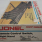 Lionel 6-5122 027 Right Hand Remote Control Switch Turnout VG/Box