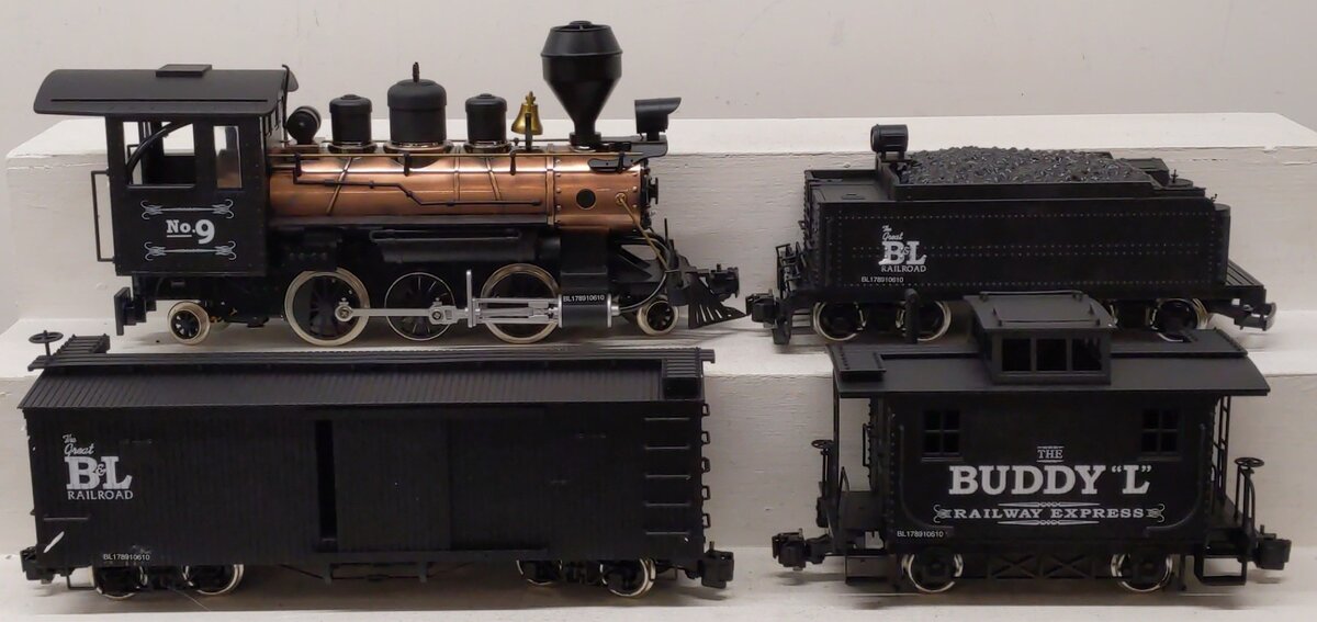 Buddy L 60001 G Gauge "The Buddy L Railway Express" Steam Train Set LN/Box