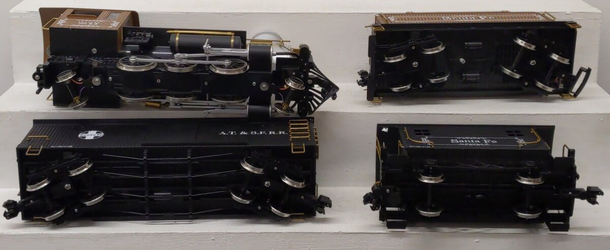 Buddy L 60002 G Scale Sante Fe Starter Steam Train Set EX