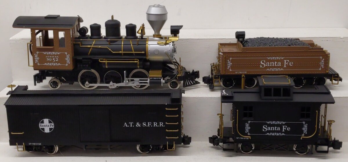 Buddy L 60002 G Scale Sante Fe Starter Steam Train Set EX