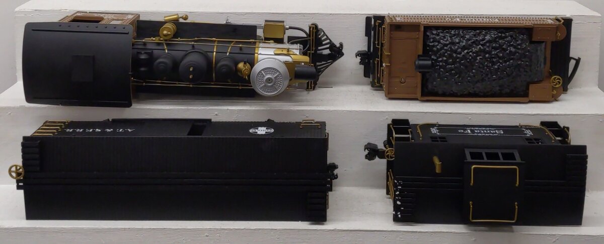 Buddy L 60002 G Scale Sante Fe Starter Steam Train Set EX