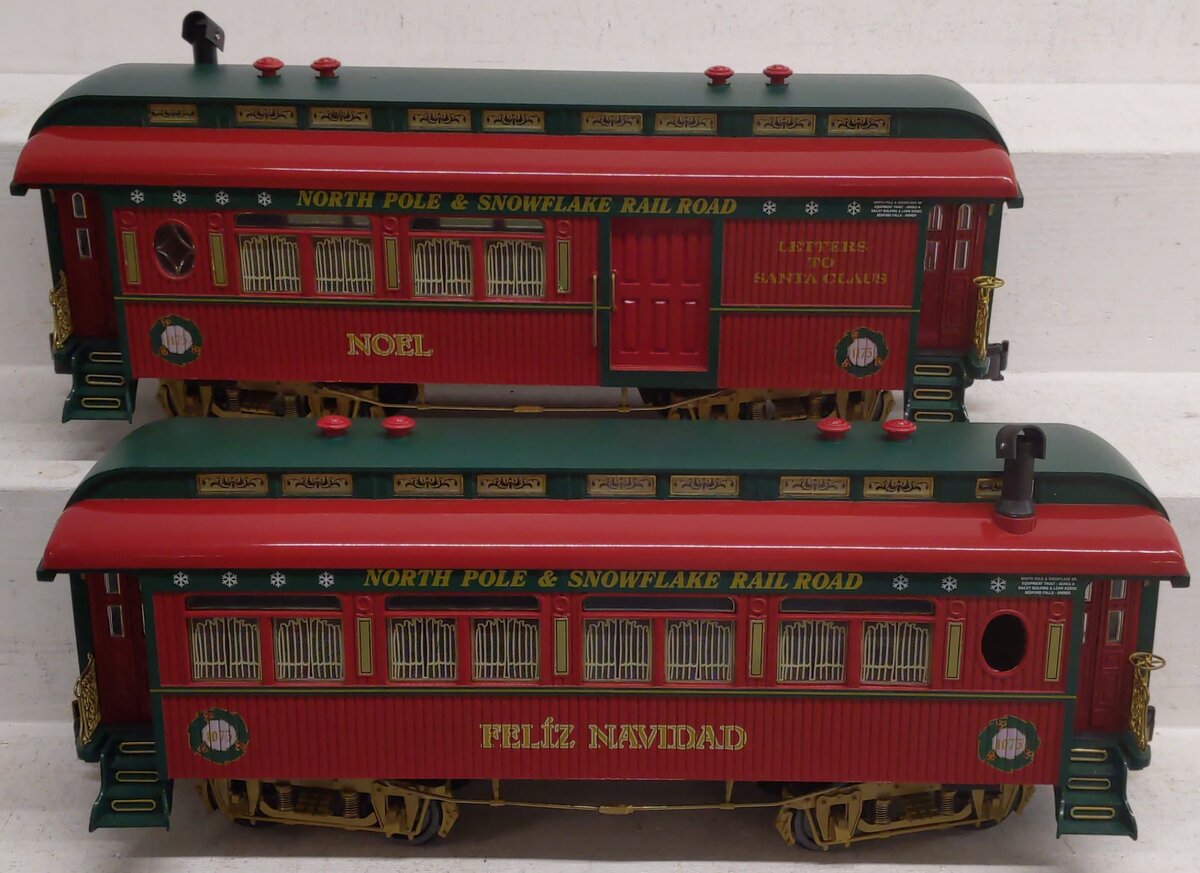 Aristo-Craft 28125 G Scale Passenger Cars 0-4-0 & Curved Track [12] EX