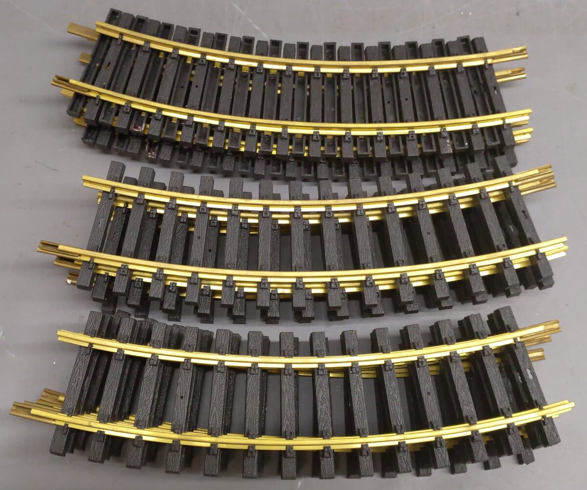 Aristo-Craft 28125 G Scale Passenger Cars 0-4-0 & Curved Track [12] EX