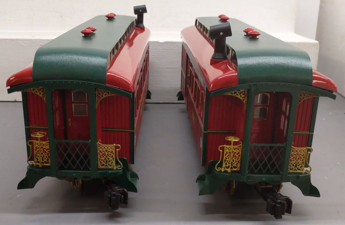 Aristo-Craft 28125 G Scale Passenger Cars 0-4-0 & Curved Track [12] EX