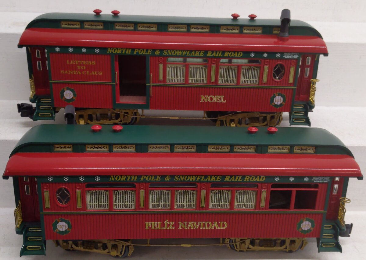 Aristo-Craft 28125 G Scale Passenger Cars 0-4-0 & Curved Track [12] EX