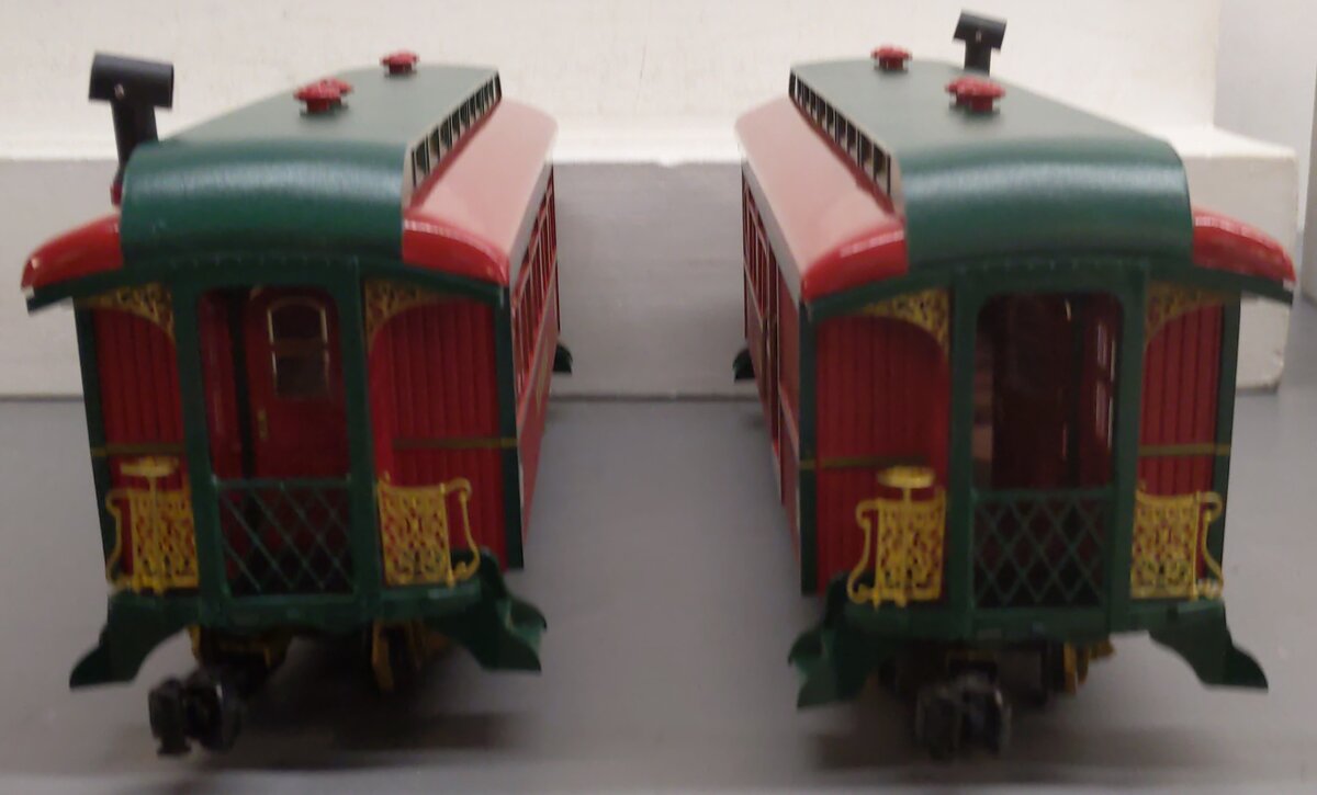 Aristo-Craft 28125 G Scale Passenger Cars 0-4-0 & Curved Track [12] EX