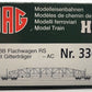 HAG 336-70 040 HO Scale Diecast SBB Flat Car w/ Steel Structure Load LN/Box