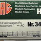 HAG 344-70 018 HO Scale SBB Flatcar w/ Steel Beam Load LN/Box
