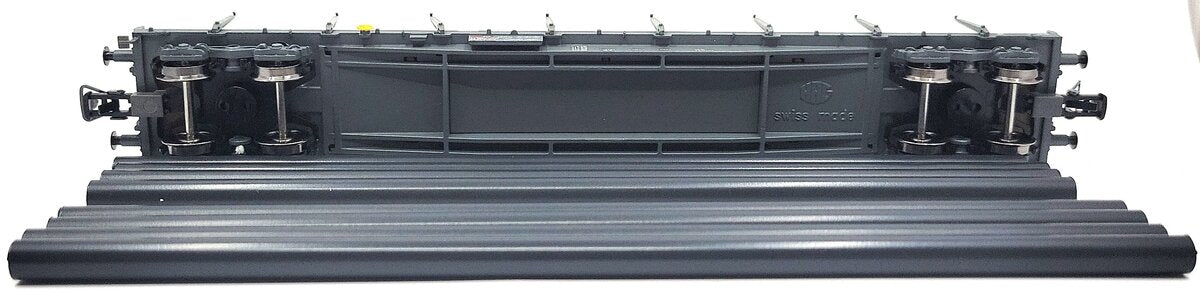HAG 364-70 038 HO Scale SBB Flatcar w/ Long Pipe Load LN/Box