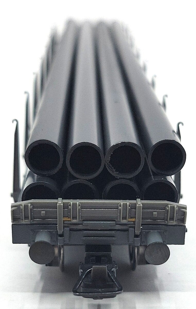 HAG 364-70 038 HO Scale SBB Flatcar w/ Long Pipe Load LN/Box