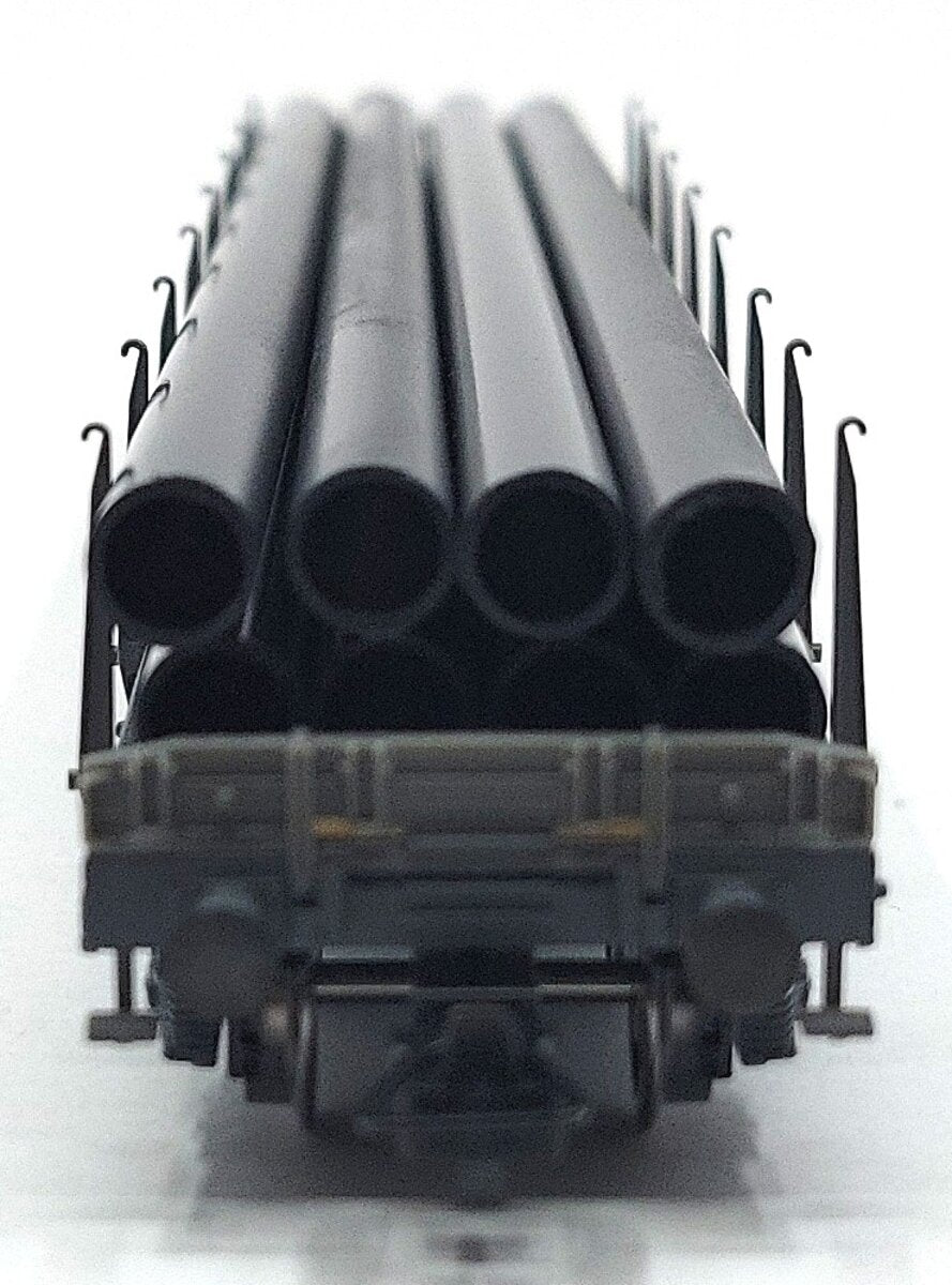 HAG 364-70 038 HO Scale SBB Flatcar w/ Long Pipe Load LN/Box