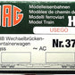 HAG 372-73 026 HO Scale SBB Flatcar w/ 2 "USEGO" Containers LN/Box