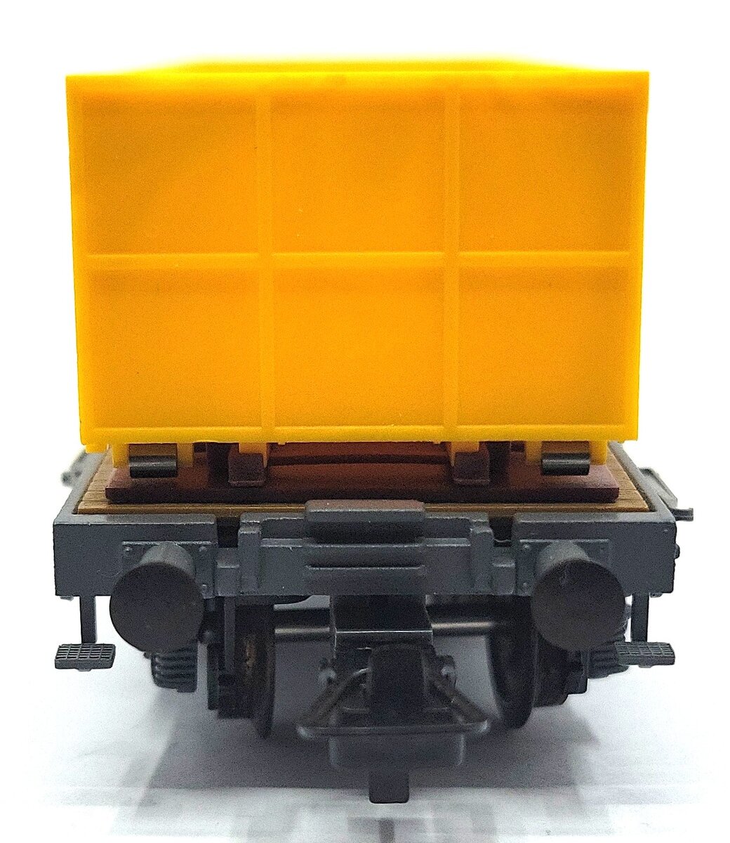 HAG 380-75 002 HO Scale SBB Flatcar w/ 3 "ACTS" Open Containers LN/Box