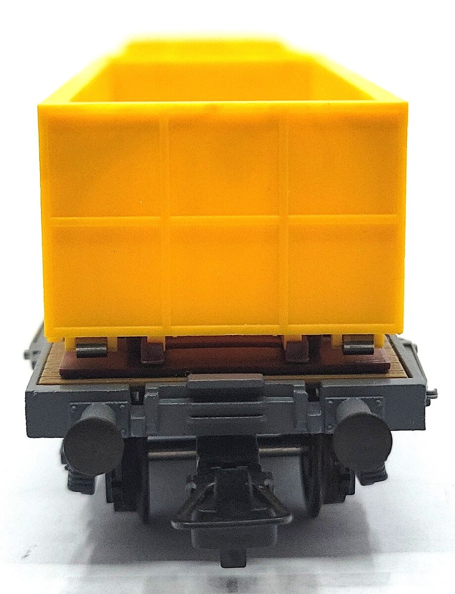 HAG 380-75 002 HO Scale SBB Flatcar w/ 3 "ACTS" Open Containers LN/Box