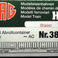 HAG 380-75 006 HO Scale SBB Flatcar w/ 3 "Blaser" Open Containers LN/Box