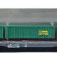 HAG 380-75 006 HO Scale SBB Flatcar w/ 3 "Blaser" Open Containers LN/Box