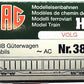 HAG 384-74 018 HO Scale SBB "VOLG" Sliding Wall Box Car LN/Box