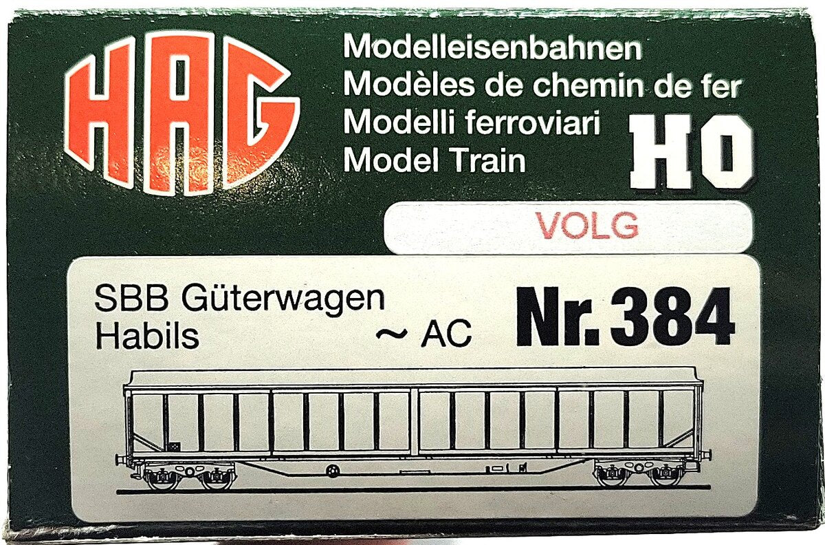 HAG 384-74 018 HO Scale SBB 