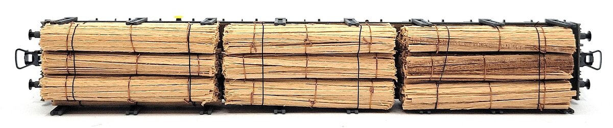 HAG 386-70 094 HO Scale SBB Flatcar w/ Rough Cut Timber Load LN/Box