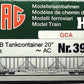 HAG 396-77 000 HO Scale SBB Flatcar w/ "GCA" Tank Container Load LN/Box