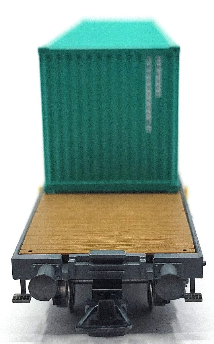 HAG 390-72 000 HO Scale SBB Flatcar w/ 40ft. "SBB Cargo" Container LN/Box