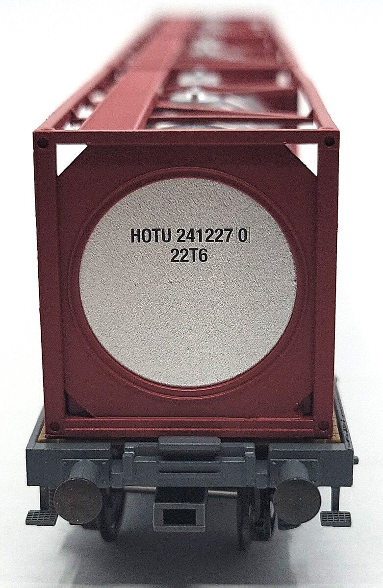 HAG 396-77 008 HO Scale SBB Flatcar w/ 2 
