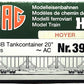 HAG 396-77 008 HO Scale SBB Flatcar w/ 2 "HOYER" Tank Containers LN/Box