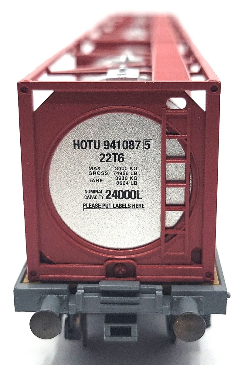 HAG 396-77 008 HO Scale SBB Flatcar w/ 2 "HOYER" Tank Containers LN/Box
