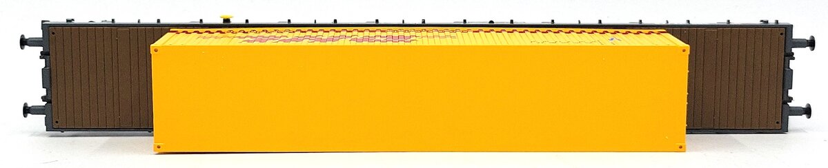 HAG 390-72 106 HO Scale SBB Flatcar w/ 40ft. "DHL" Container LN/Box