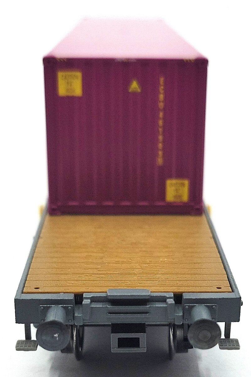HAG 390-72 112 HO Scale SBB Flatcar w/ 40 ft. 