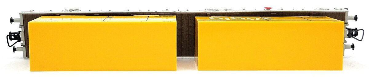 HAG 600-79 032 HO Scale SBB Flatcar w/ 2 Postal Containers LN/Box