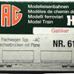 HAG 618-73 012 HO Scale SBB Flatcar w/ 2 Galliker Containers LN/Box