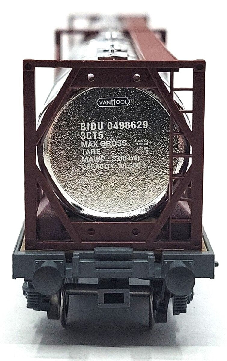 HAG 398-77 064 HO Scale SBB "Bertschi" Tank Container Car LN/Box