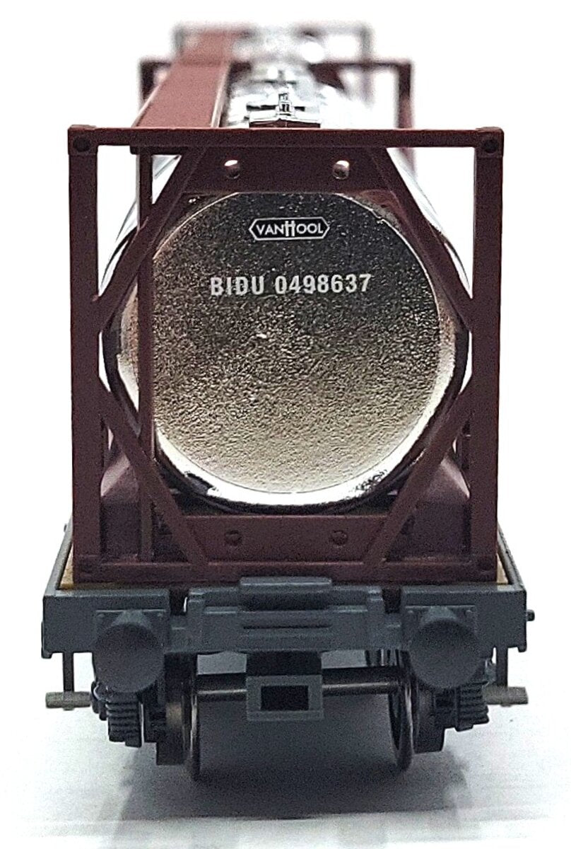 HAG 398-77 064 HO Scale SBB "Bertschi" Tank Container Car LN/Box