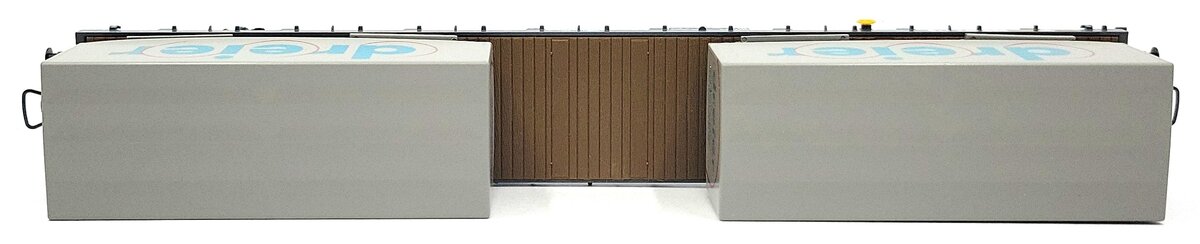 HAG 618-73 024 HO Scale SBB Flatcar w/ 2 Dreier Containers LN/Box