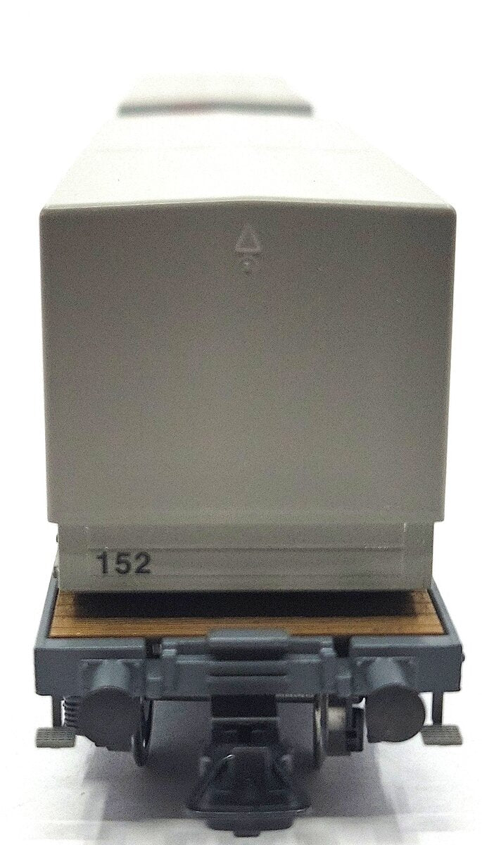 HAG 618-73 024 HO Scale SBB Flatcar w/ 2 Dreier Containers LN/Box