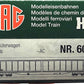 HAG 606-74 004 HO Scale FS Sliding Wall Box Car LN/Box