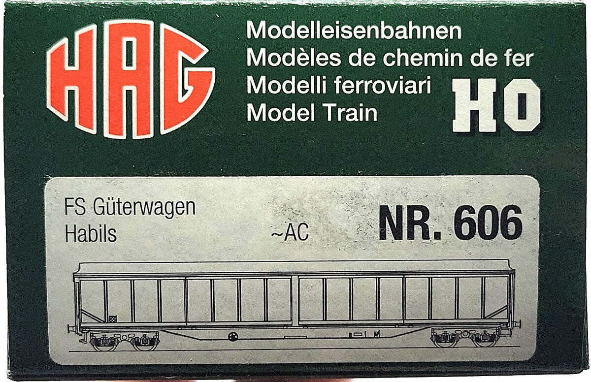 HAG 606-74 004 HO Scale FS Sliding Wall Box Car LN/Box