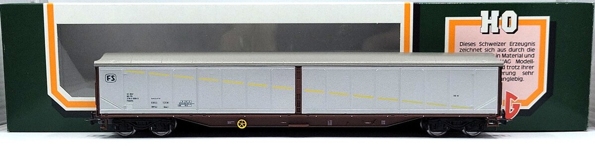 HAG 606-74 004 HO Scale FS Sliding Wall Box Car LN/Box