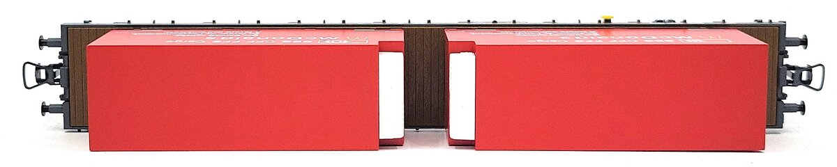 HAG 622 HO Scale Flatcar w/ 2 McDonald's Loads LN/Box