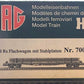 HAG 70 056 HO Scale SBB Stake Car w/ Steel Plate Load LN/Box