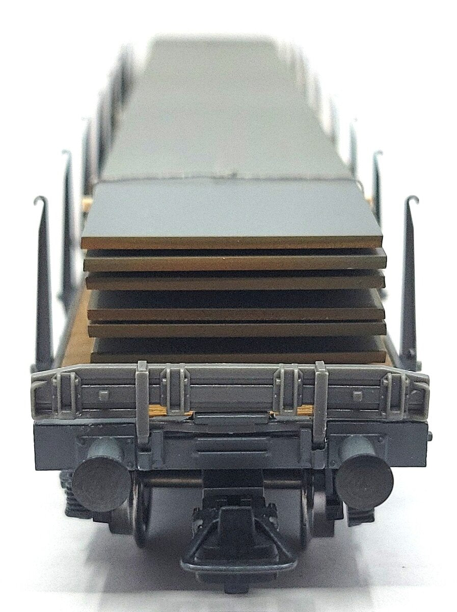 HAG 70 056 HO Scale SBB Stake Car w/ Steel Plate Load LN/Box