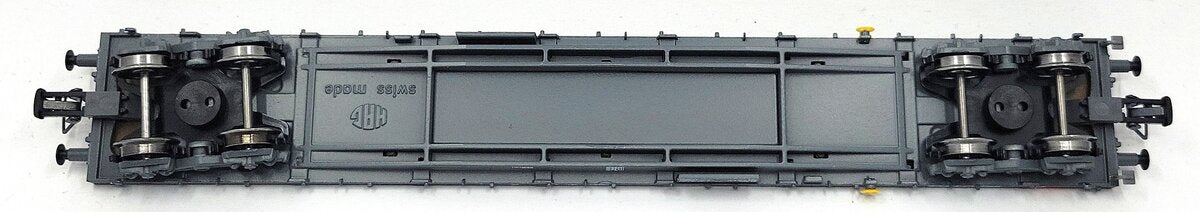 HAG 73 042 HO Scale SBB Flatcar w/ 2 Agility Containers EX/Box