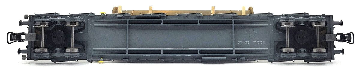 HAG 70 058 HO Scale SBB Flatcar w/ Steel Pipe Load LN/Box