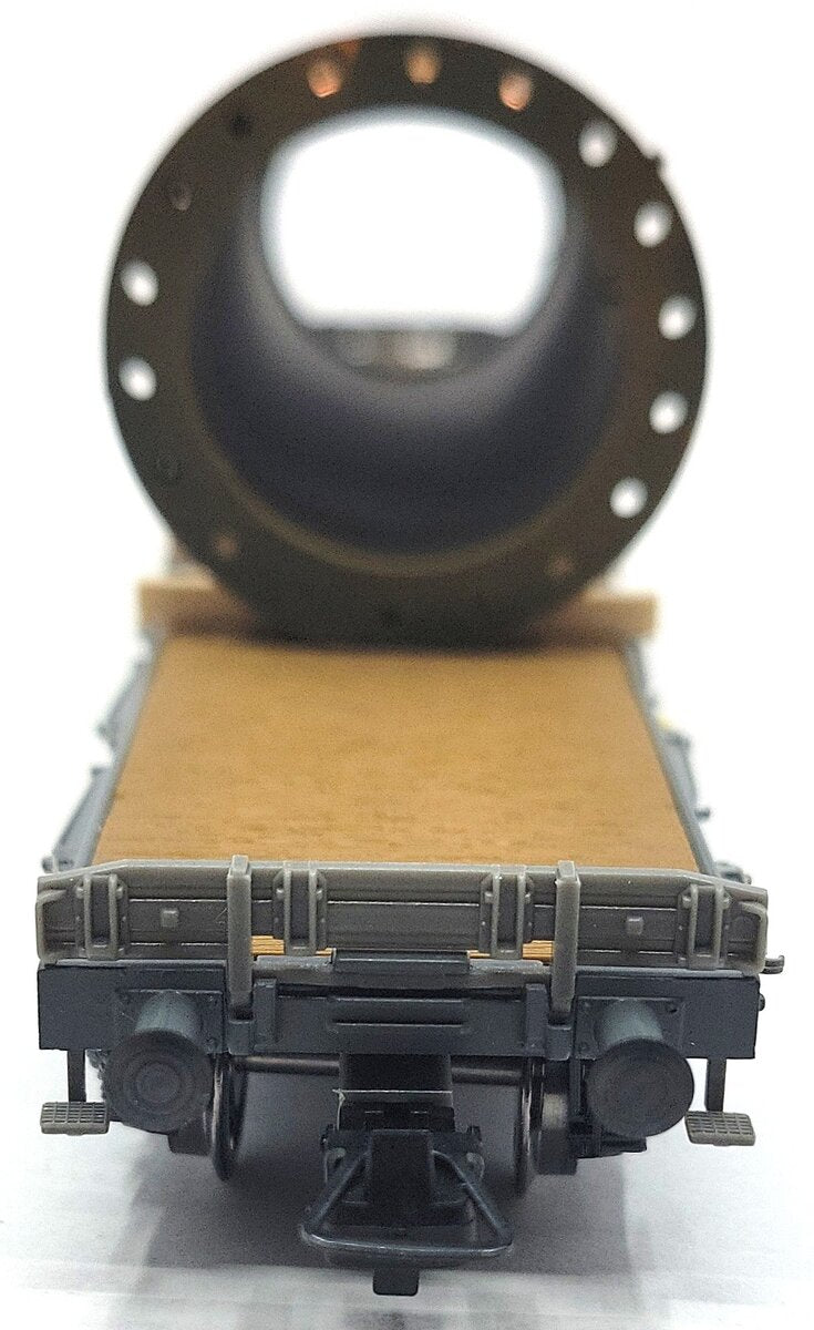 HAG 70 058 HO Scale SBB Flatcar w/ Steel Pipe Load LN/Box