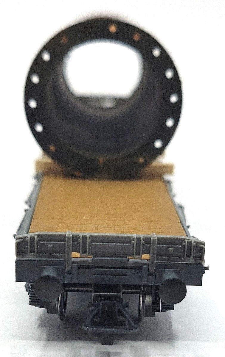 HAG 70 058 HO Scale SBB Flatcar w/ Steel Pipe Load LN/Box