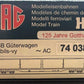 HAG 74 038 HO Scale SBB 125 Jahre Gotthard Boxcar LN/Box