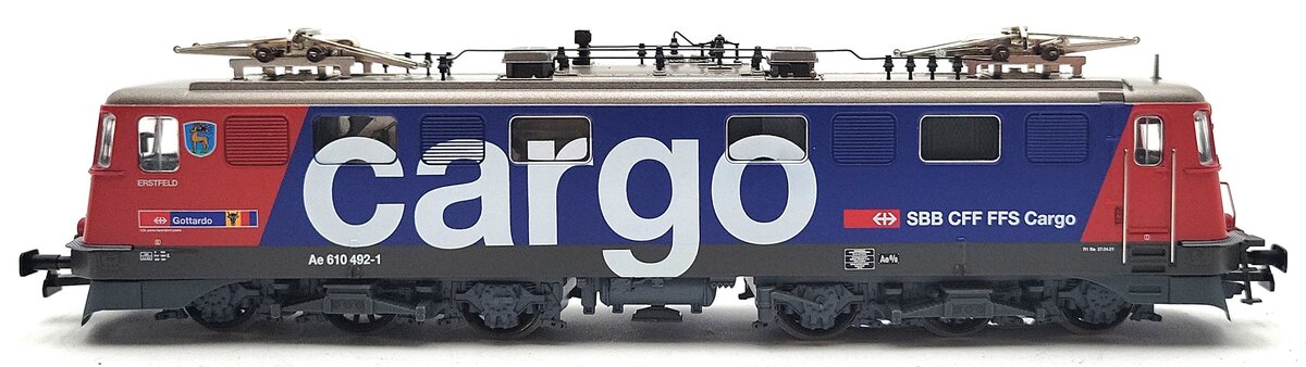 HAG 11079-31 HO Scale SBB Cargo Ae 6/6 Erstfeld Gottardo Locomotive LN/Box
